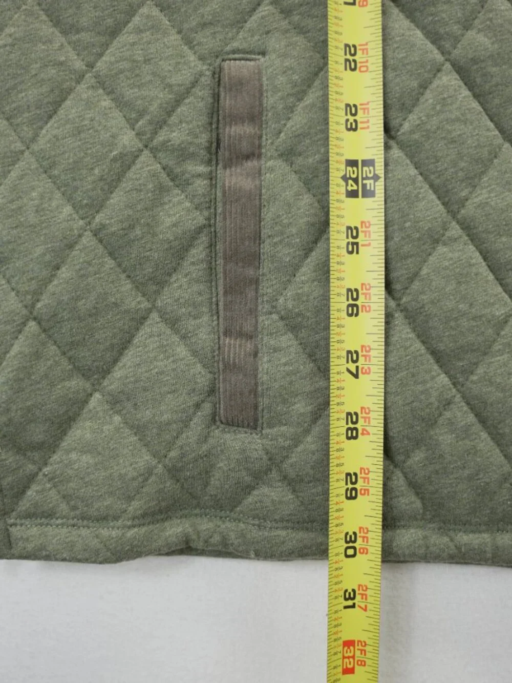 Southern Marsh Vest Mens L Olive Green Quilted‎ Outdoor Pockets Casual Preppy - Picture 5 of 10
